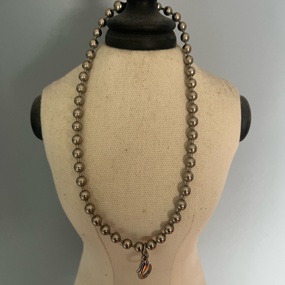 Jewel Kade  Silver Beaded Necklace